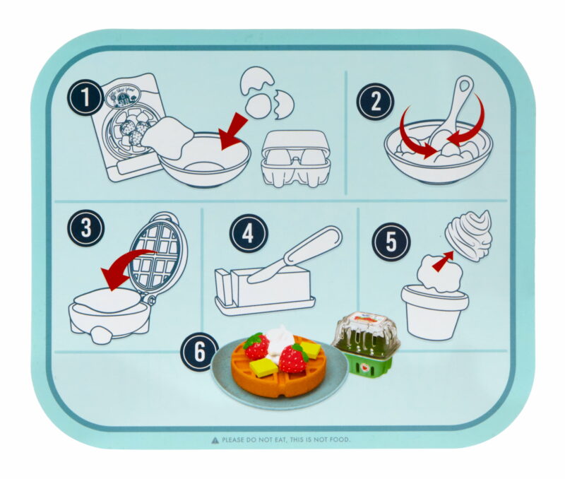 Creative Chefs Waffle Kit with Make-It Mix Play Sand, 18 Accessories, Ages 3+ - Image 5