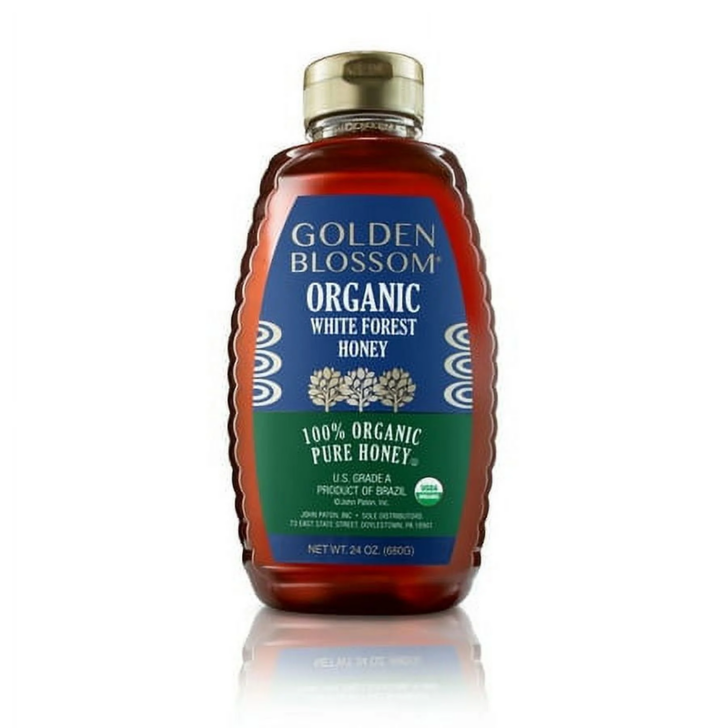 24Oz  Honey Is from the White Forest of Brazil Is 100% Pure Organic, Unfiltered, US Grade a Honey in a Plastic Squeeze Bottle.