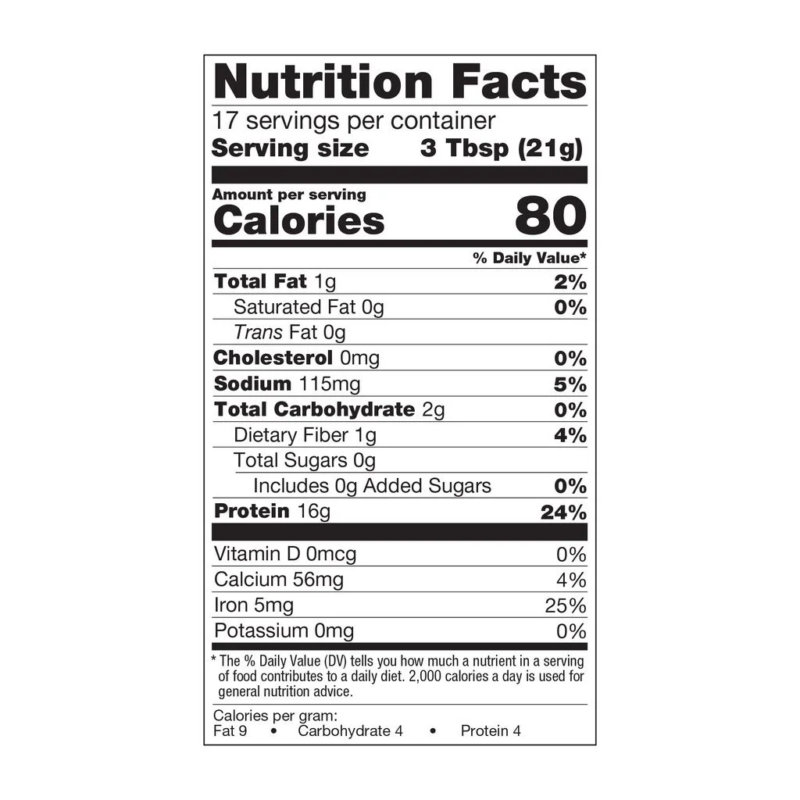 Organic Plant Based Protein Powder, 16G of Protein 24% DV, Vegan, 12.7 Oz - Image 7
