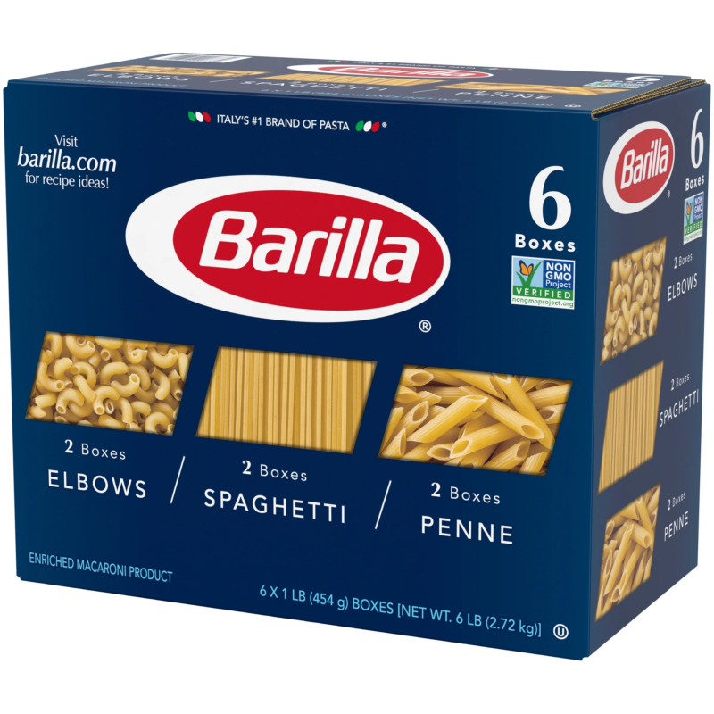® Classic Blue Box Pasta Elbows, Penne, and Spaghetti 6X16 Oz - Image 3