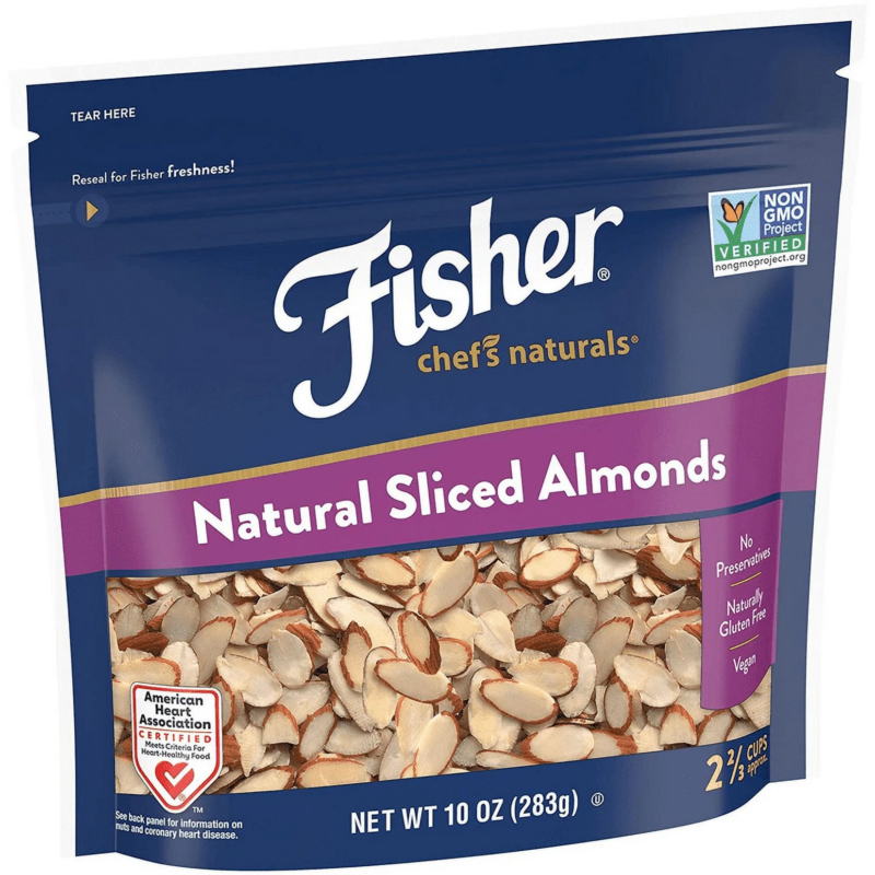 Fisher Chef'S Naturals Gluten Free, No Preservatives, Non-Gmo Sliced Almonds, 10 Oz Bag - Image 14