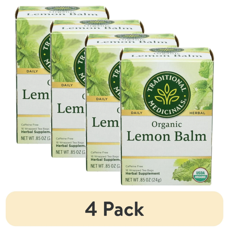 , Organic Lemon Balm, Tea Bags, 16 Ct - Image 7