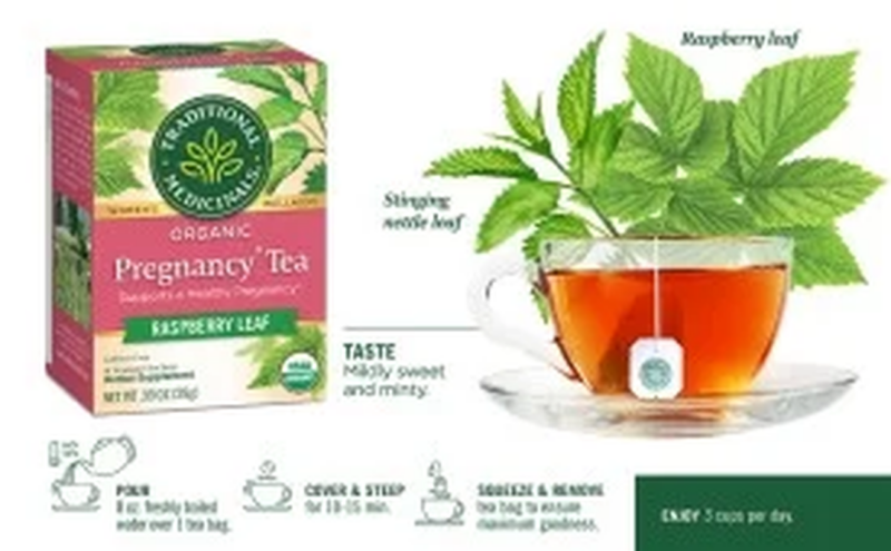 Tea, Organic Pregnancy Tea, Tea Bags, 16 Count - Image 10