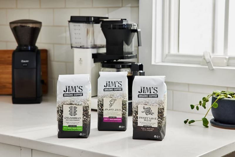 Jim’S Organic Coffee – Sweet Love Blend – Whole Bean, Dark Roast, Bold 11 Oz Bag - Image 5