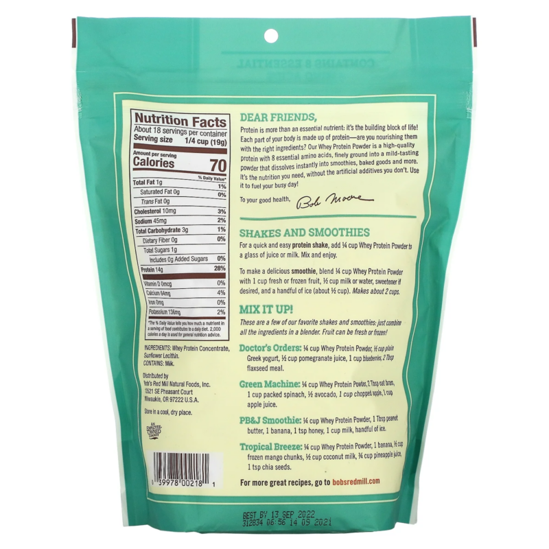 , Whey Protein Powder, 12 Oz - Image 2