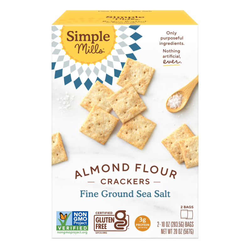 Almond Flour Sea Salt Crackers, 10 Oz, 2-Count