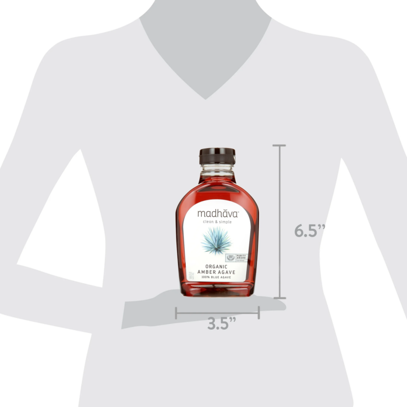 Organic Amber Agave, 100% Blue Agave Sweetener Sugar Substitute, 23.5 Oz Bottle - Image 9