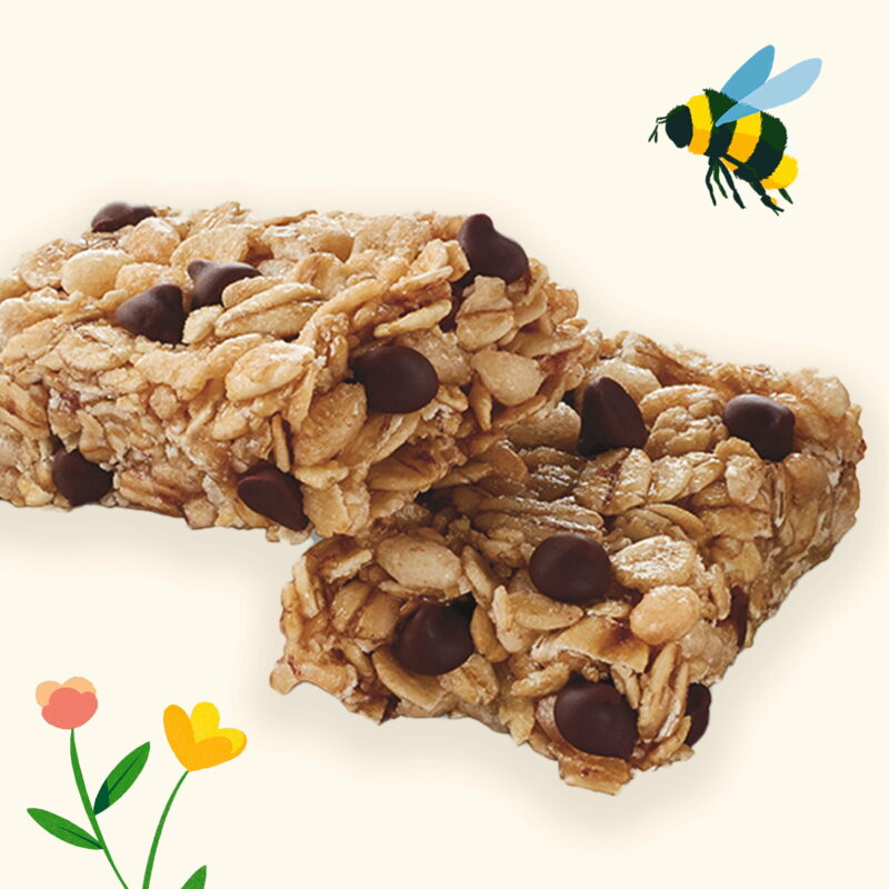 Organic Chocolate Chip Chewy Granola Bars 10 Bars - Image 2