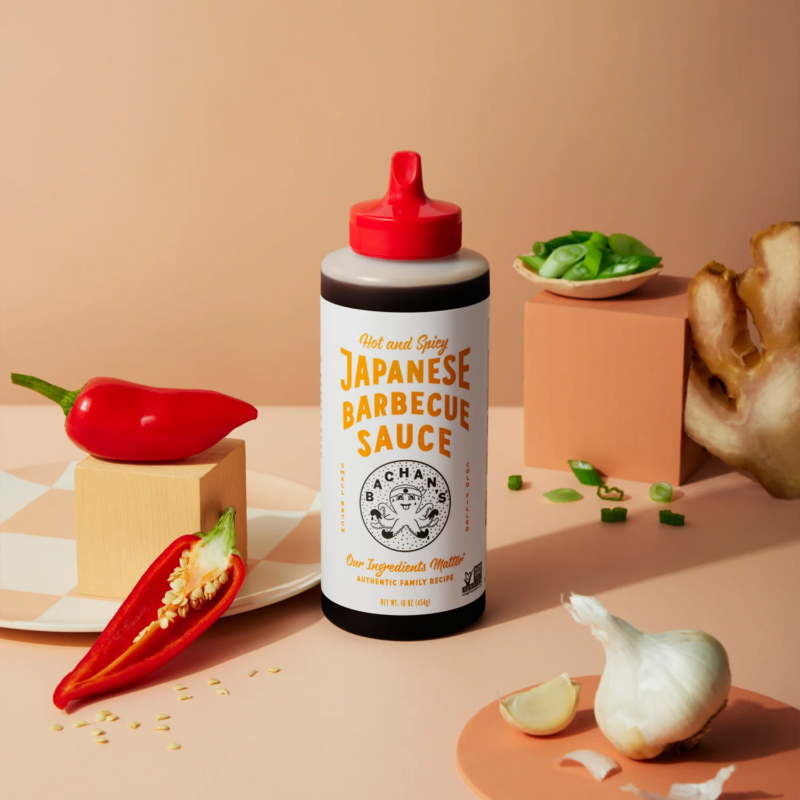 Hot and Spicy Japanese BBQ Sauce, 16 Oz Bottle - Image 6