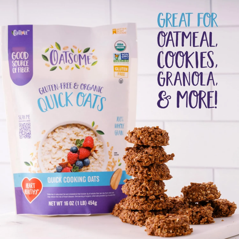Organic & Gluten-Free Quick Oats, 1Lb - Image 5