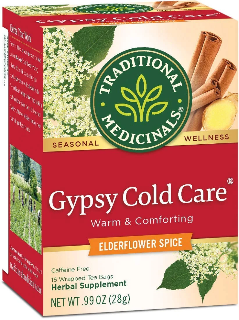 Organic Elderflower Spice Herbal Tea Bags, 16 Ct, 6 Pk