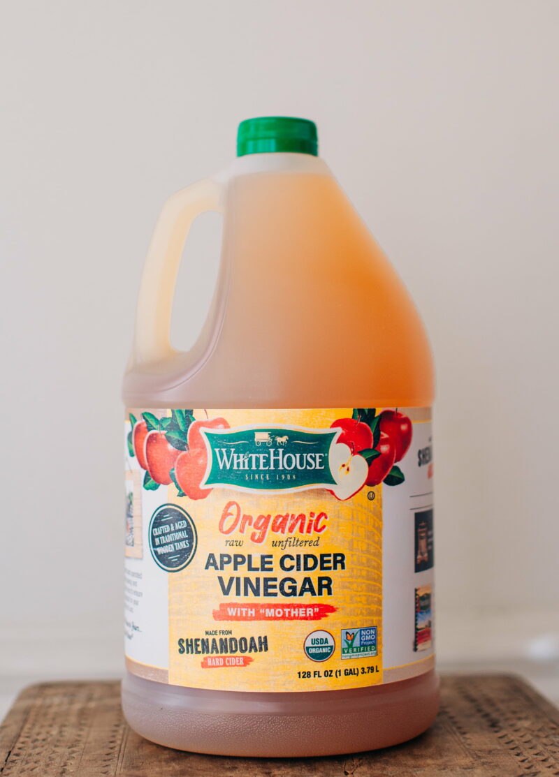 Whitehouse Organic, Raw Unfiltered, Apple Cider Vinegar with Mother, 128 Fl. Oz (1 Gal) - Image 2