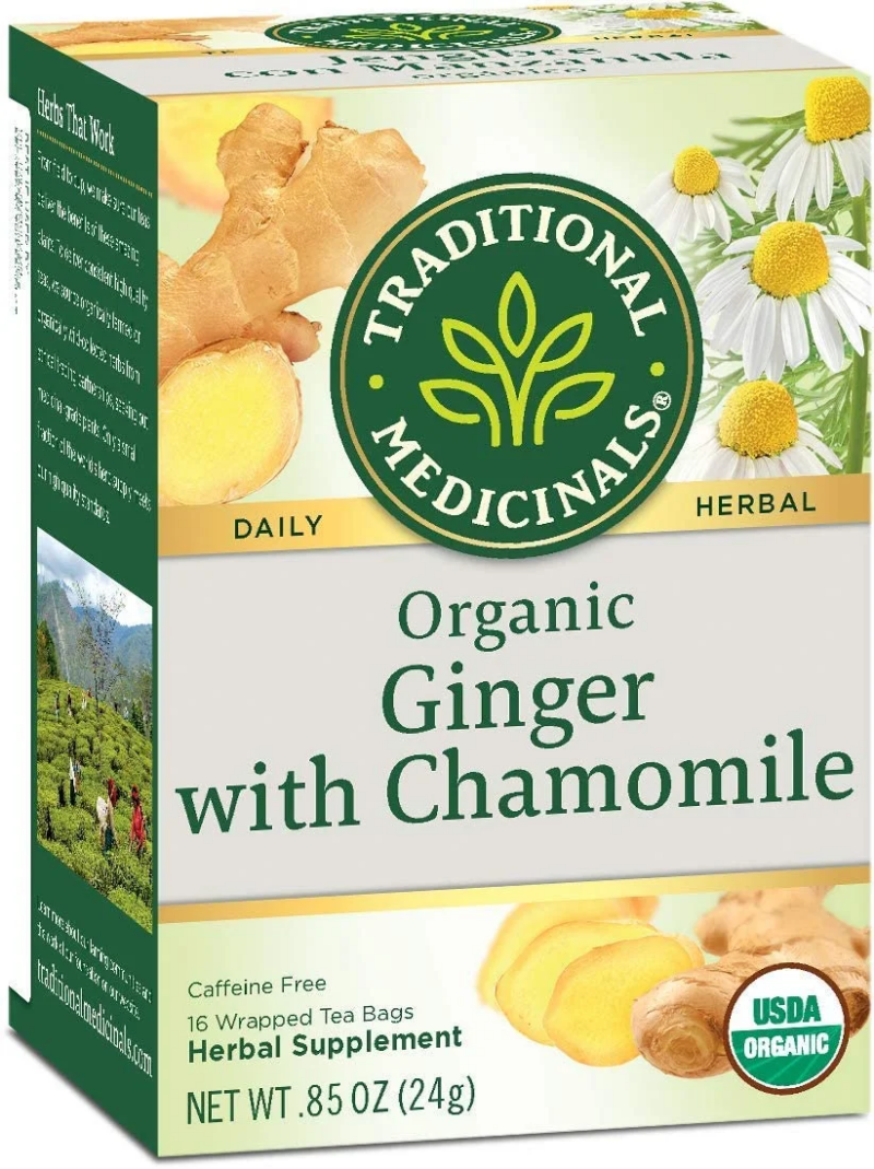, Organic Ginger with Chamomile, Tea Bags, 16 Ct - Image 5