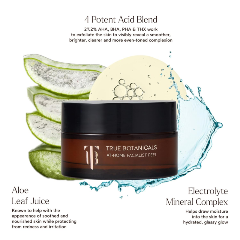 At-Home Facialist Peel Face Mask | Natural Exfoliating Treatment for Smooth, Radiant, Hydrated Skin | Dermatologist Tested, All Natural, Vegan, Clinically Proven | 1 Fl Oz | 30 Ml - Image 2