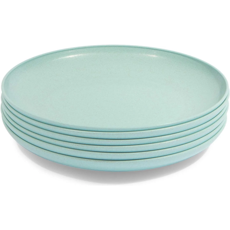 Wheat Straw Plates, Unbreakable Plate (Mint, 8 In, 6 Pack) - Image 4