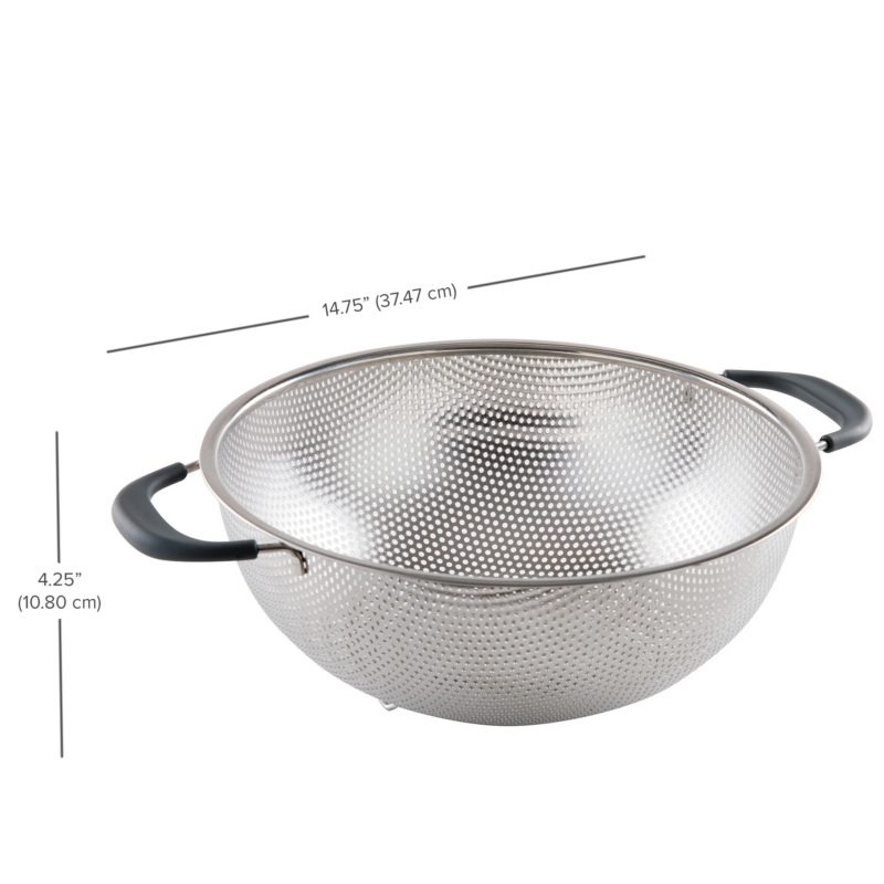 5 Qt Stainless Steel Colander - Image 5