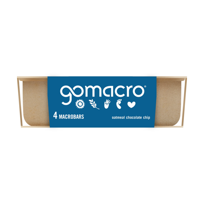 Macrobar Organic Vegan Protein Bars - Oatmeal Chocolate Chip Macrobars (4 Count) - Image 7