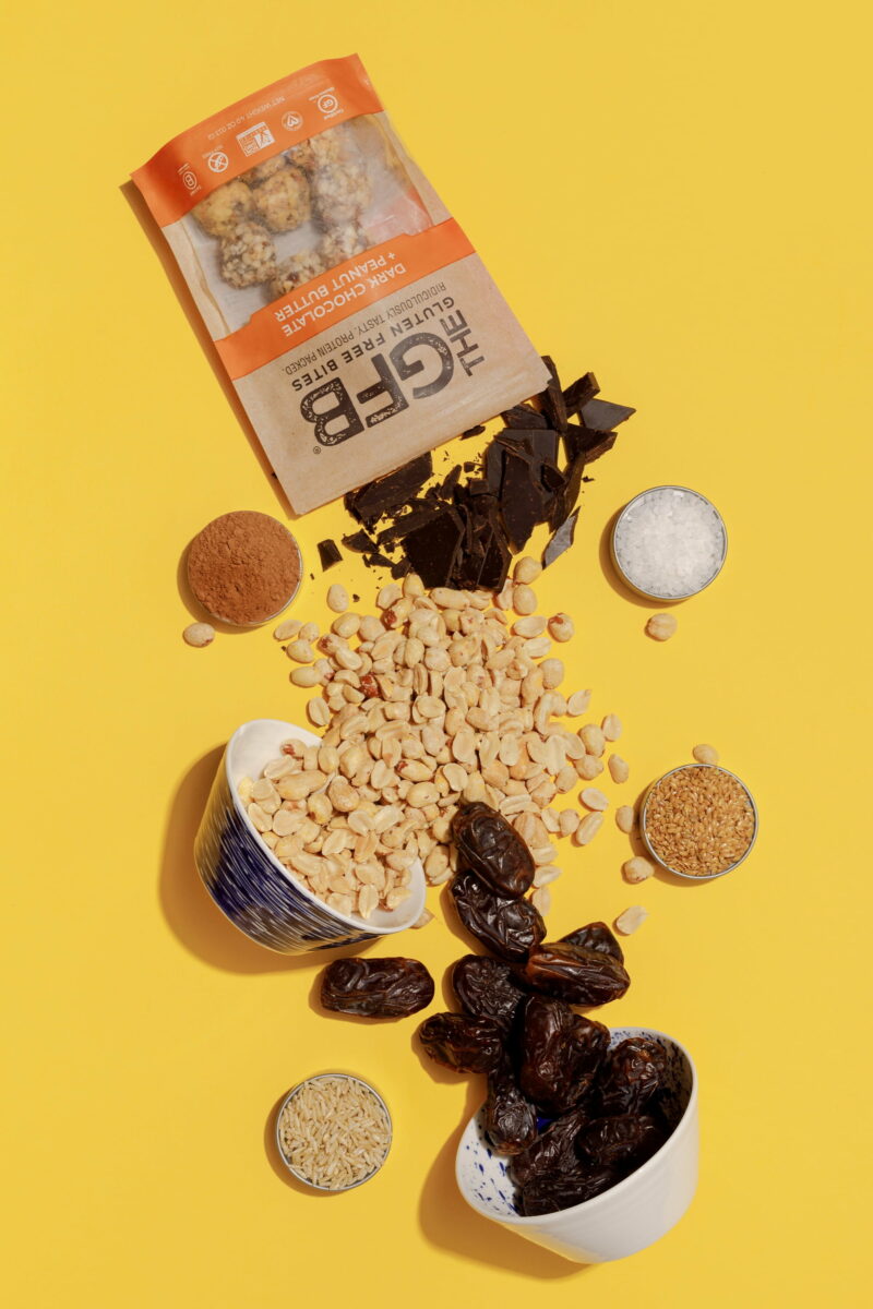 Gluten Free Bites, Dark Chocolate Peanut Butter, General Wellness, 4 Ounce Pouch - Image 7