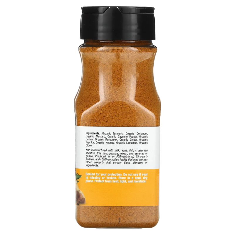 Foods, Organic Curry Powder, 5.68 Oz (161 G) - Image 2