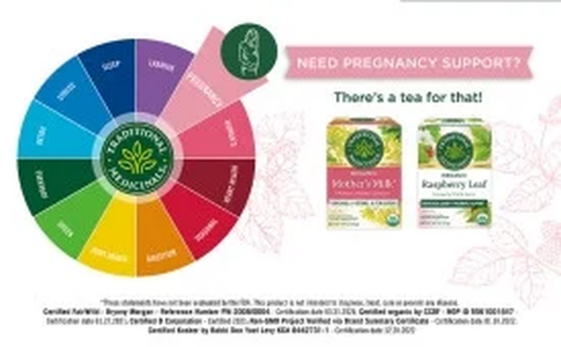 Tea, Organic Pregnancy Tea, Tea Bags, 16 Count - Image 11