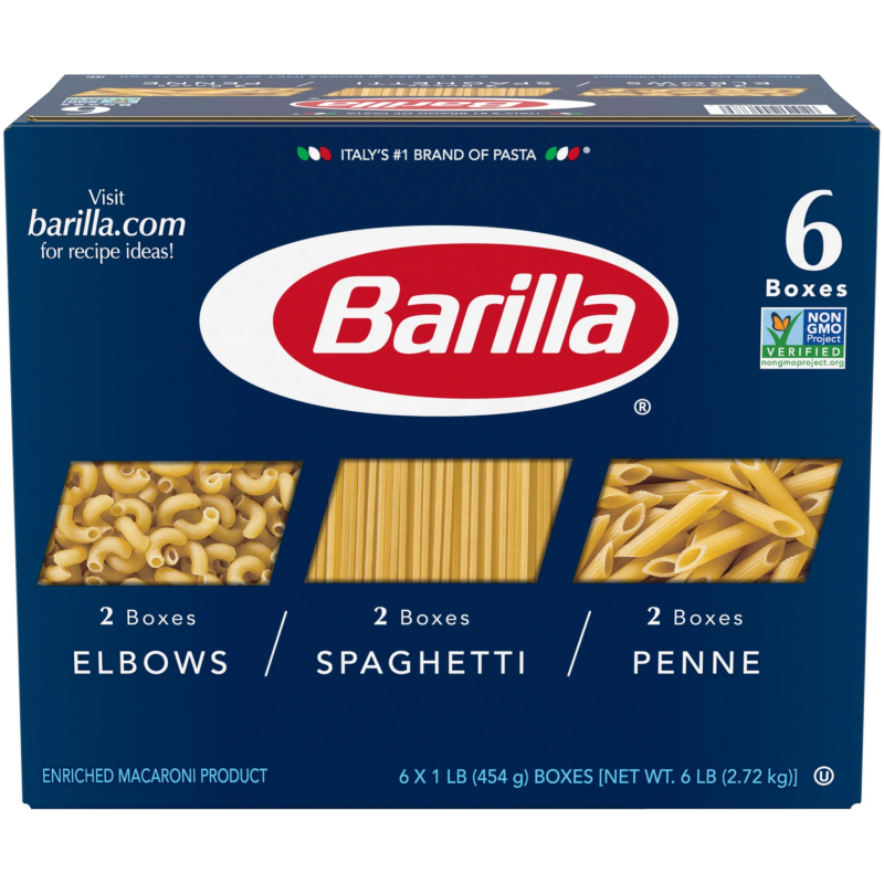 ® Classic Blue Box Pasta Elbows, Penne, and Spaghetti 6X16 Oz - Image 4