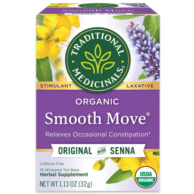 , Organic Smooth Move, Tea Bags, 16 Ct