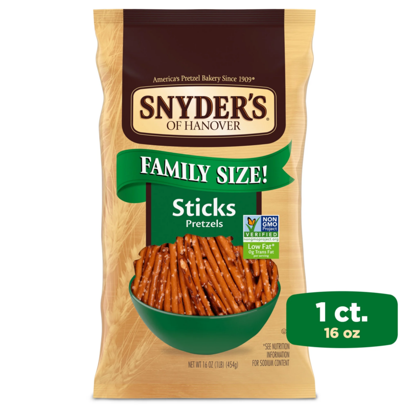 Pretzel Sticks, Family Size 16 Oz
