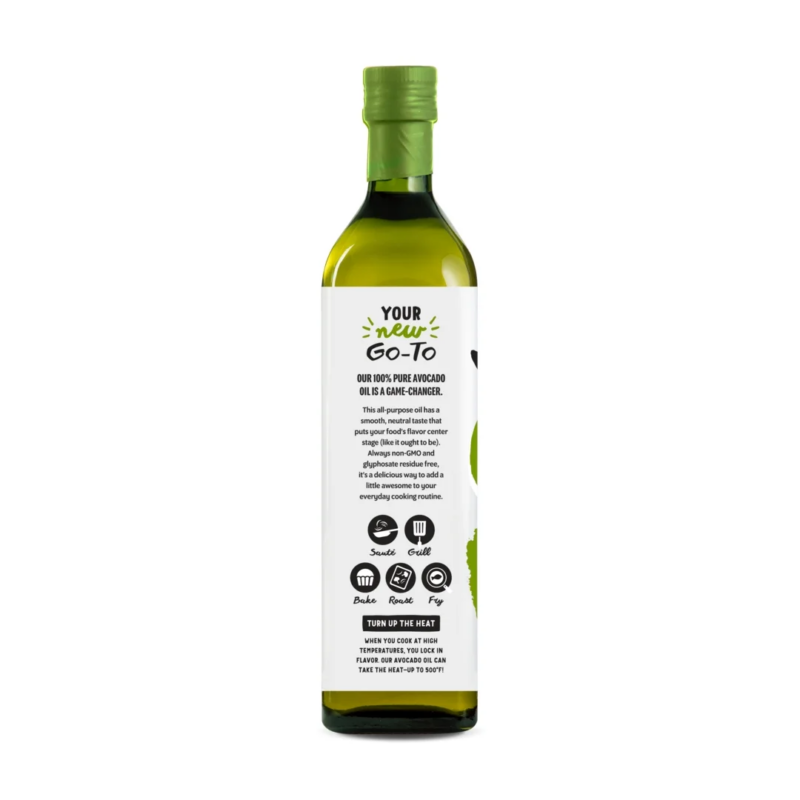 100% Pure Avocado Oil, 25.4 Floz Glass Bottle, Non-Gmo - Image 4