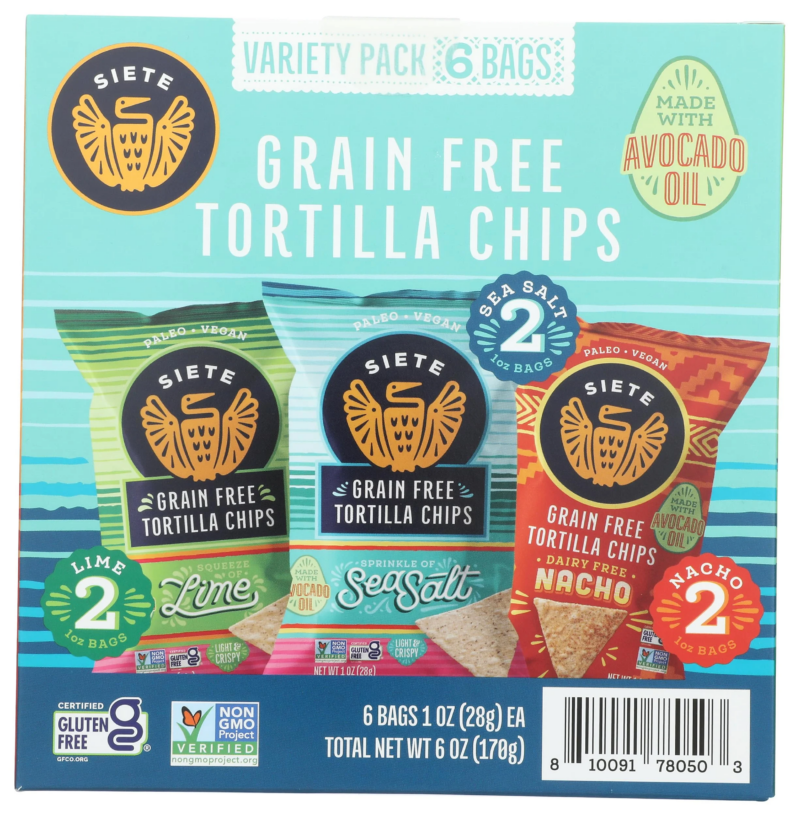 Family Foods Tortilla Chip Variety Pack, 6 Pack