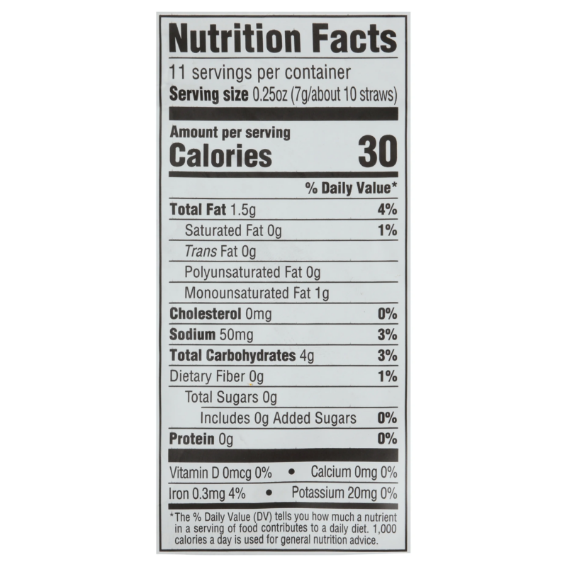 Organic Baby Toddler Snack Original Garden Veggie Straws, 2.75 Oz Bag - Image 7