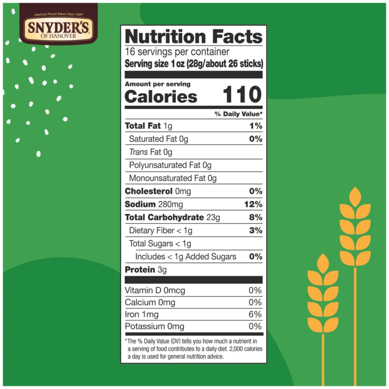 Pretzel Sticks, Family Size 16 Oz - Image 5