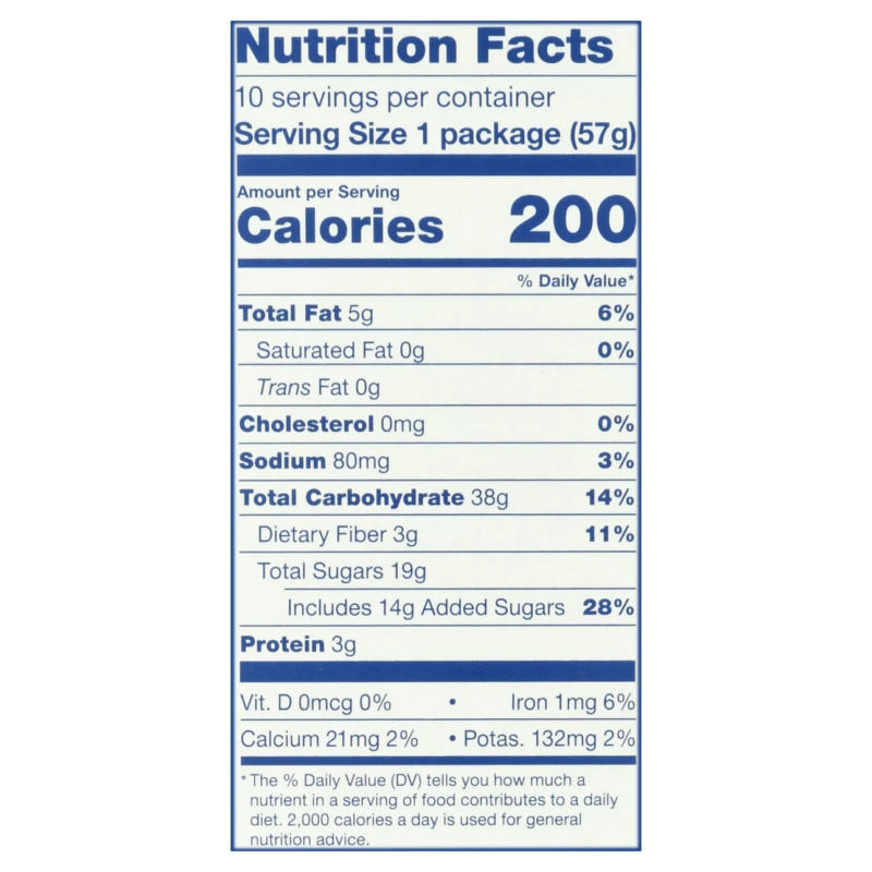, Blueberry Fig Bars, 10 Twin Packs, 2 Oz Each - Image 11