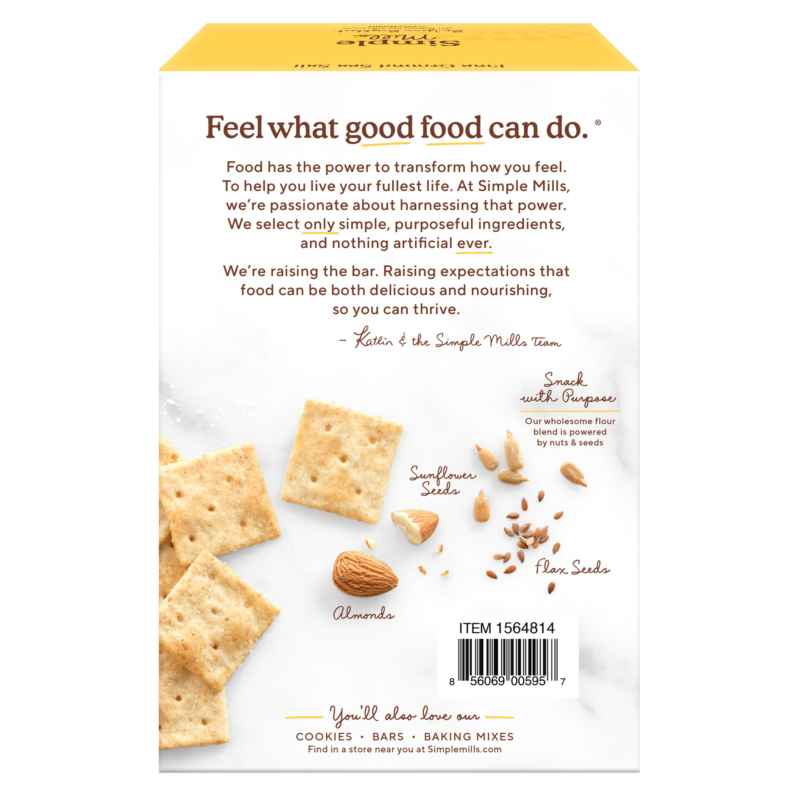 Almond Flour Sea Salt Crackers, 10 Oz, 2-Count - Image 2