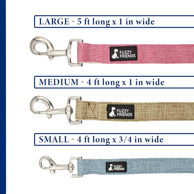 Dark Blue Hemp Dog Leash. Chemical Free, Environmental Friendly, Great for Sensitive Skin or Allergies. Made of Sustainable Hemp with No Harsh Dyes or Chemicals - Image 3